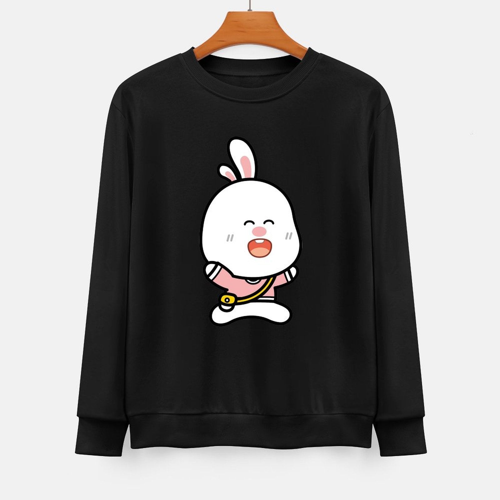 Front Patterned Long Sleeve TopSport Vintage